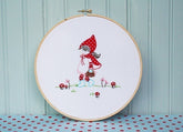 Litte Red Riding Hood Embroidery PATTERNS - Set of 2 - PDF Instant Download